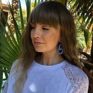 🆕 Be Bold Beaded Statement Earrings - Blue